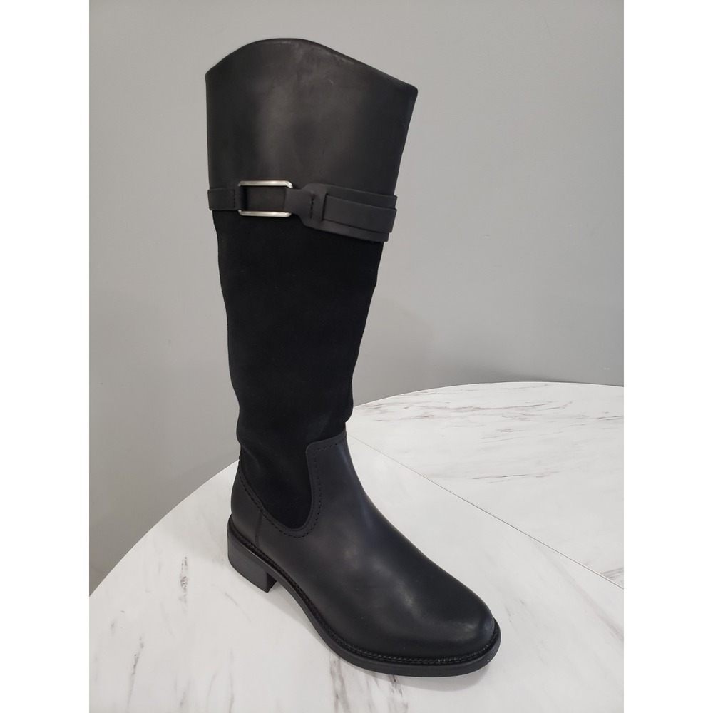 NEW NO BOX SIZE 8.5 Clarks Collection Leather Tall Shaft Boot Maye Carly Riding